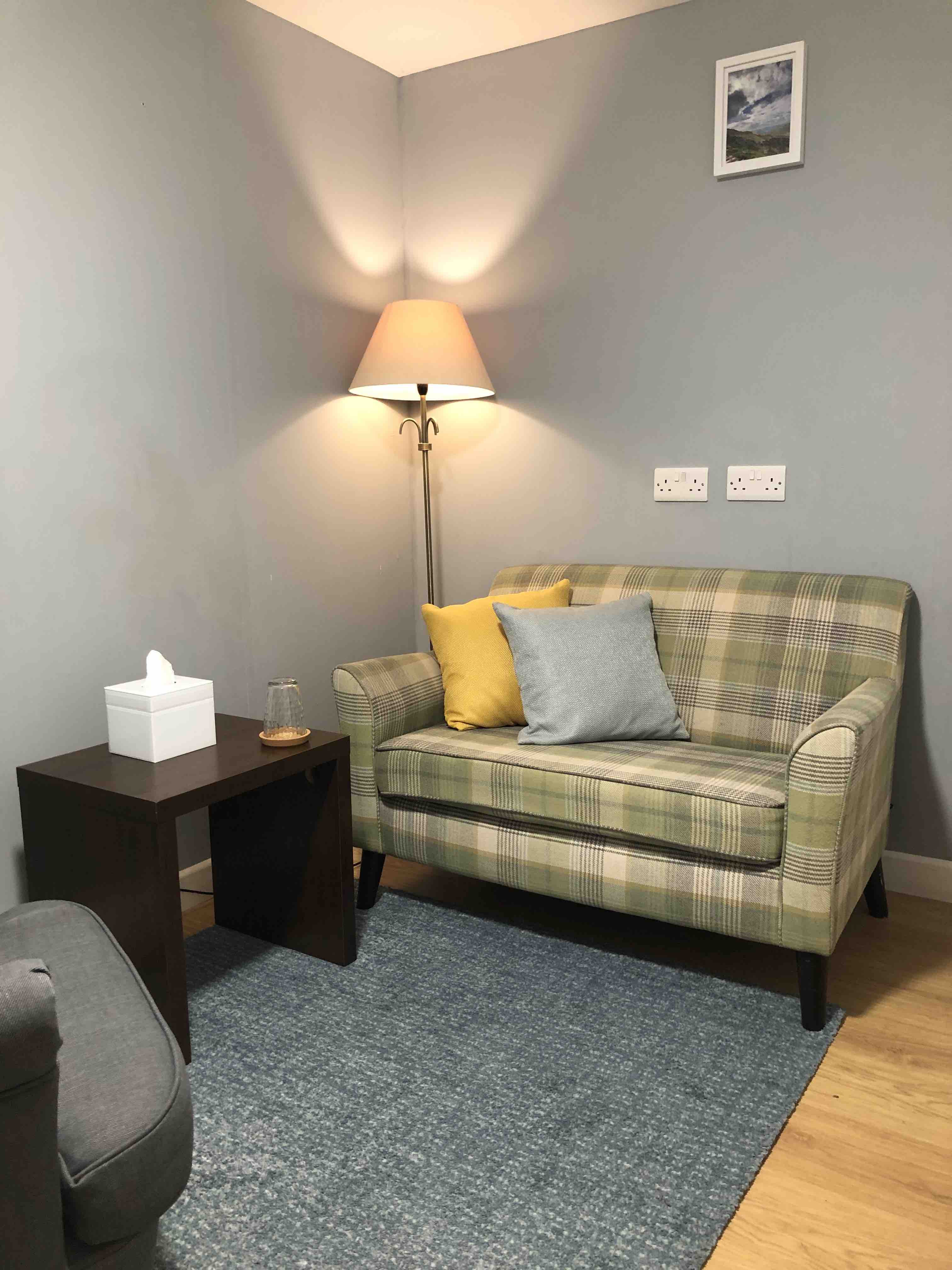 Photo of counselling sofa